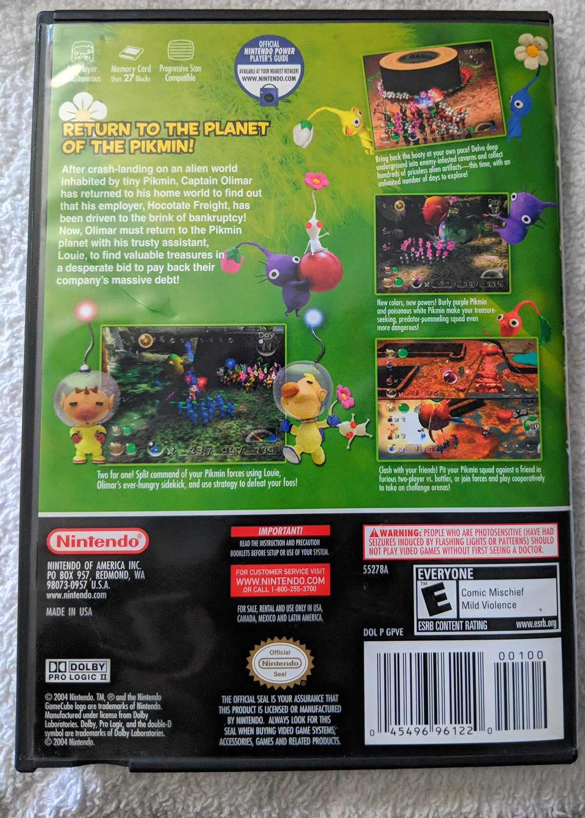 Pikmin Gc Nintendo Pikmin GameCube (Renewed) - Classic Adventure Game for All Ag ...