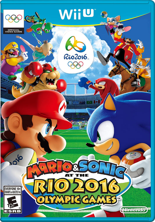 Nintendo Wii U Mario & Sonic at the Rio 2016 Olympic Games - Multicolor Standard Edition, Model WUPPABJE, Plastic