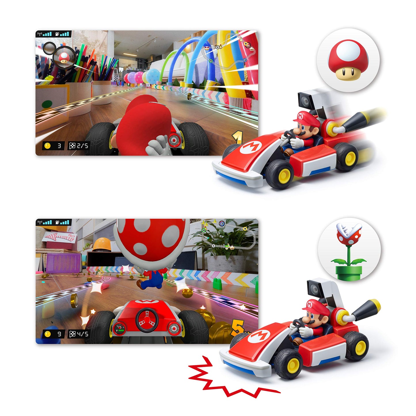 Nintendo Mario Kart Live: Home Circuit - Mario Set for Switch, Multicolor, Model HAC-A-RMAAA (Japan Import)