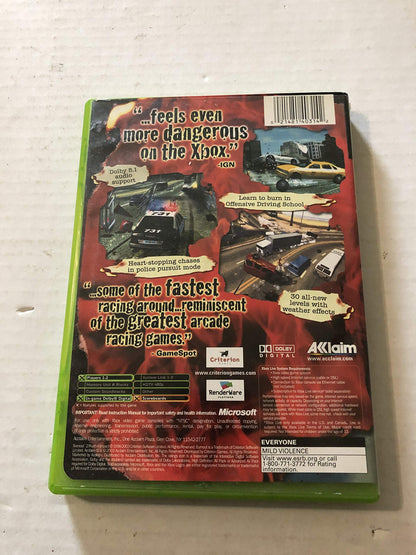 Acclaim Burnout 2: Point of Impact Developer's Cut - Xbox Game