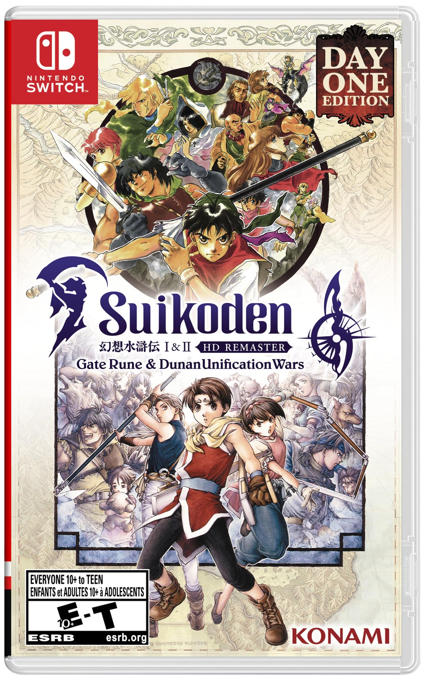 Konami Suikoden I & II HD Remastered for Nintendo Switch - Model 27114