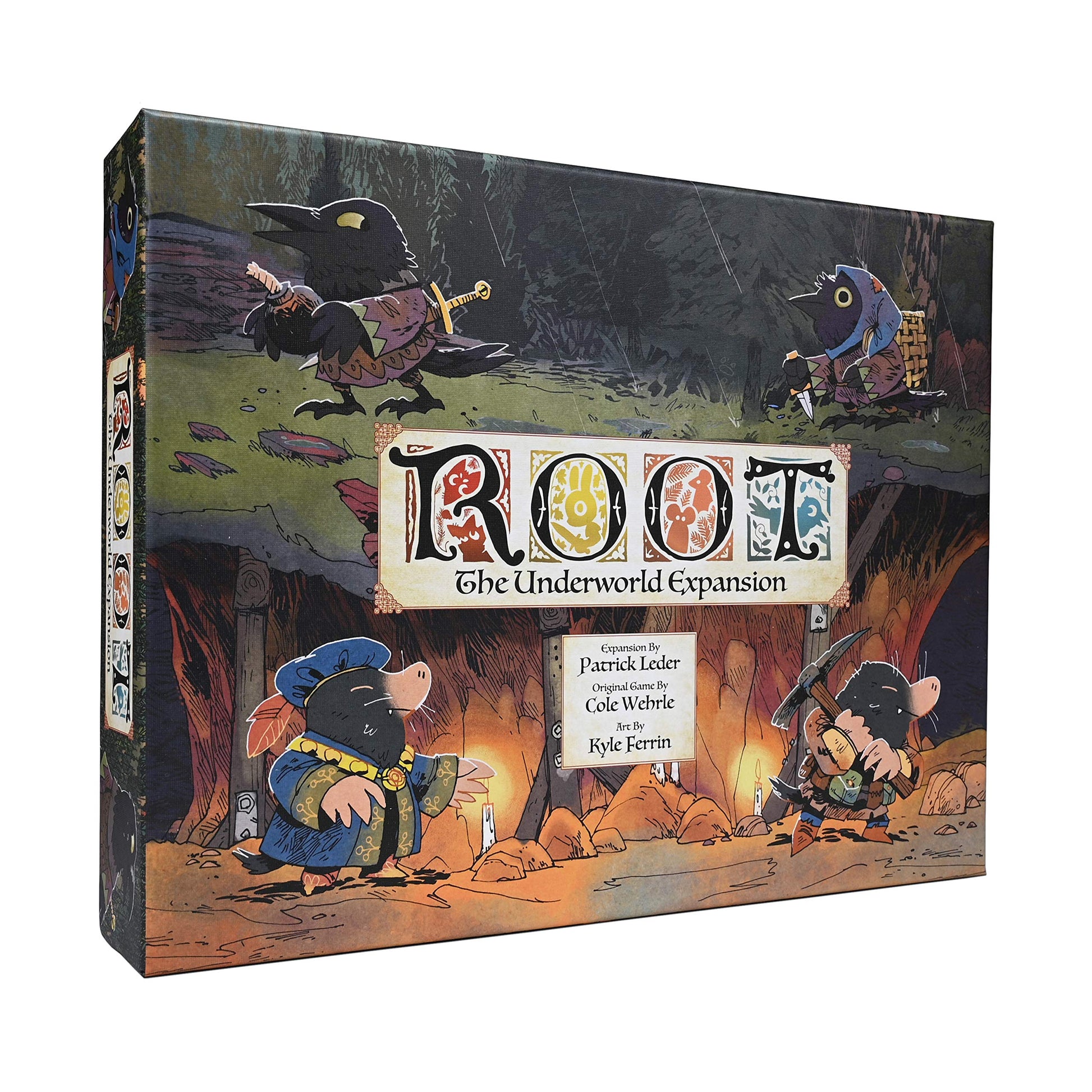 Leder Games Root: The Underworld Expansion - Cardboard, Green, Model LED01002