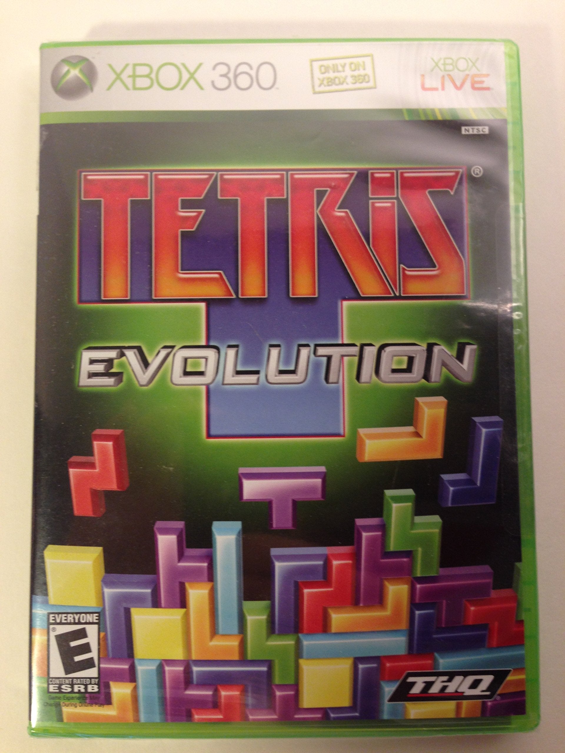 THQ Tetris Evolution - Xbox 360 Game, Model 55019, Classic Puzzle Action
