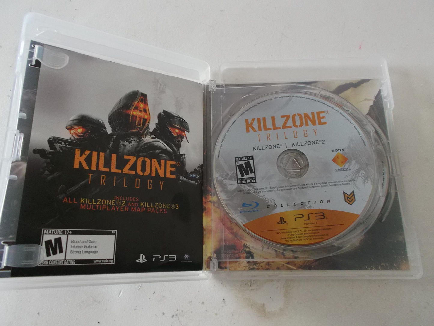 Sony PS3 Killzone Trilogy Collection - 2 Disc, Model 99075, Action Shooter Game