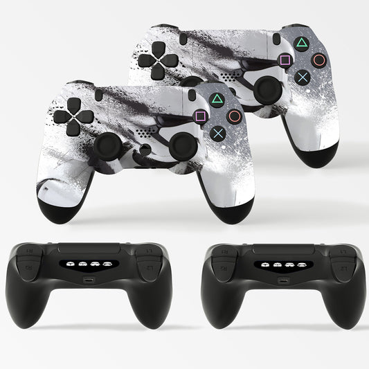 giZmoZ n gadgetZ PS4 Controller Skins - 2 Pack Stormtrooper Full Wrap Vinyl Sticker, Model GNG-PS4-STORMTROOPER