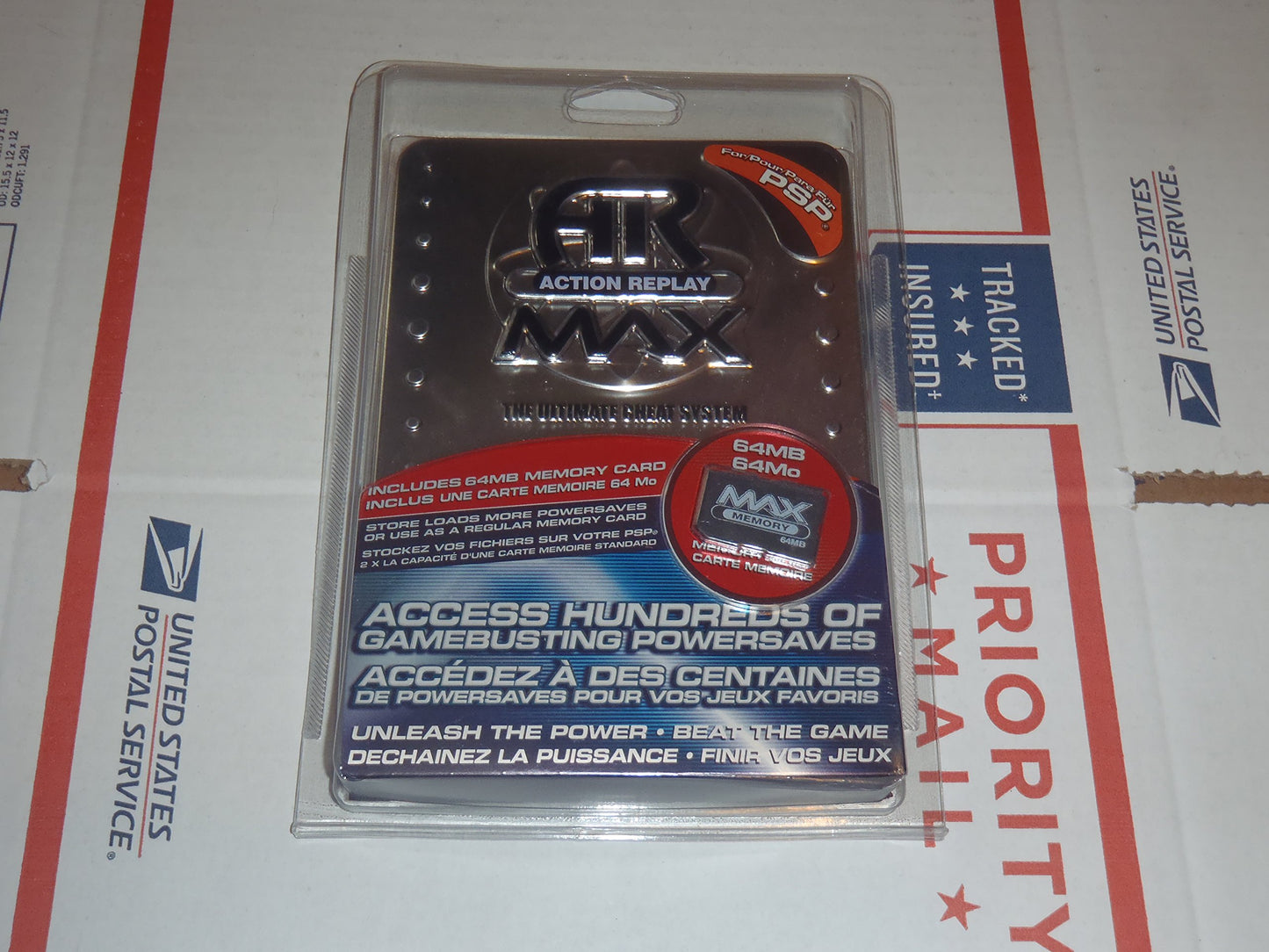 Datel AR Action Replay MAX for Sony PSP - Model DUS0116-I, Game Enhancer