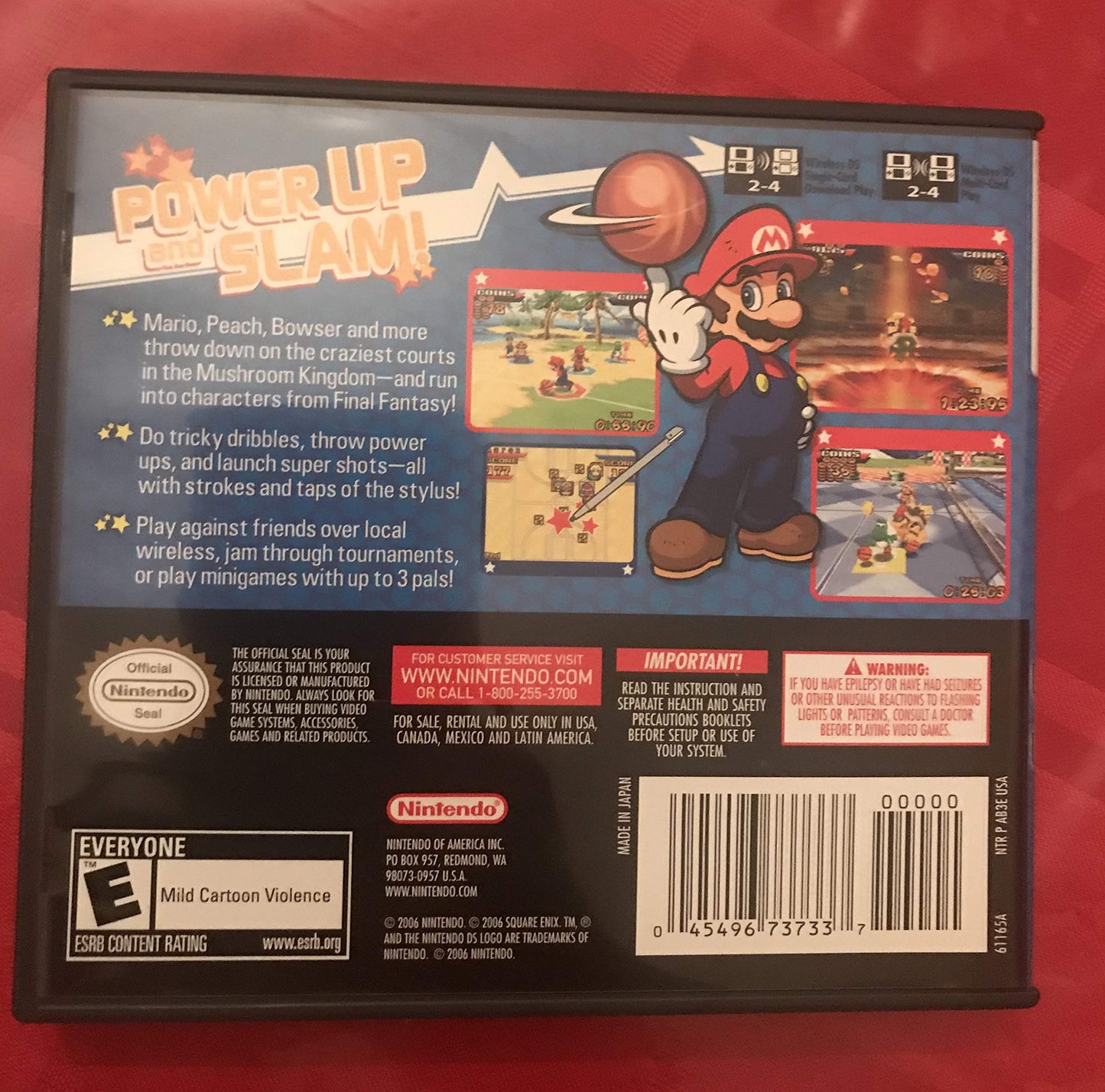 Nintendo Mario Hoops 3 On 3 Game - Model NTRPAB3E - Fun Basketball Action for Nintendo