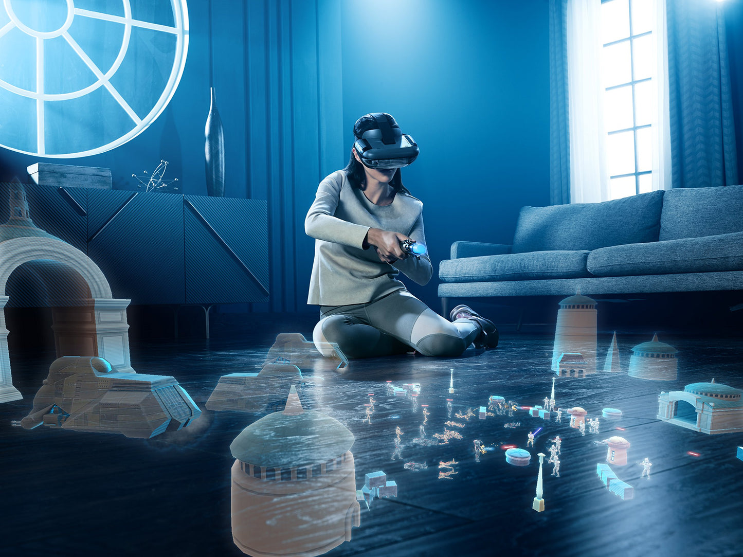 Lenovo Augmented Reality Experience - Star Wars Jedi Challenges, Black, Model ZA390002US, Smartphone Powered, 1 Size