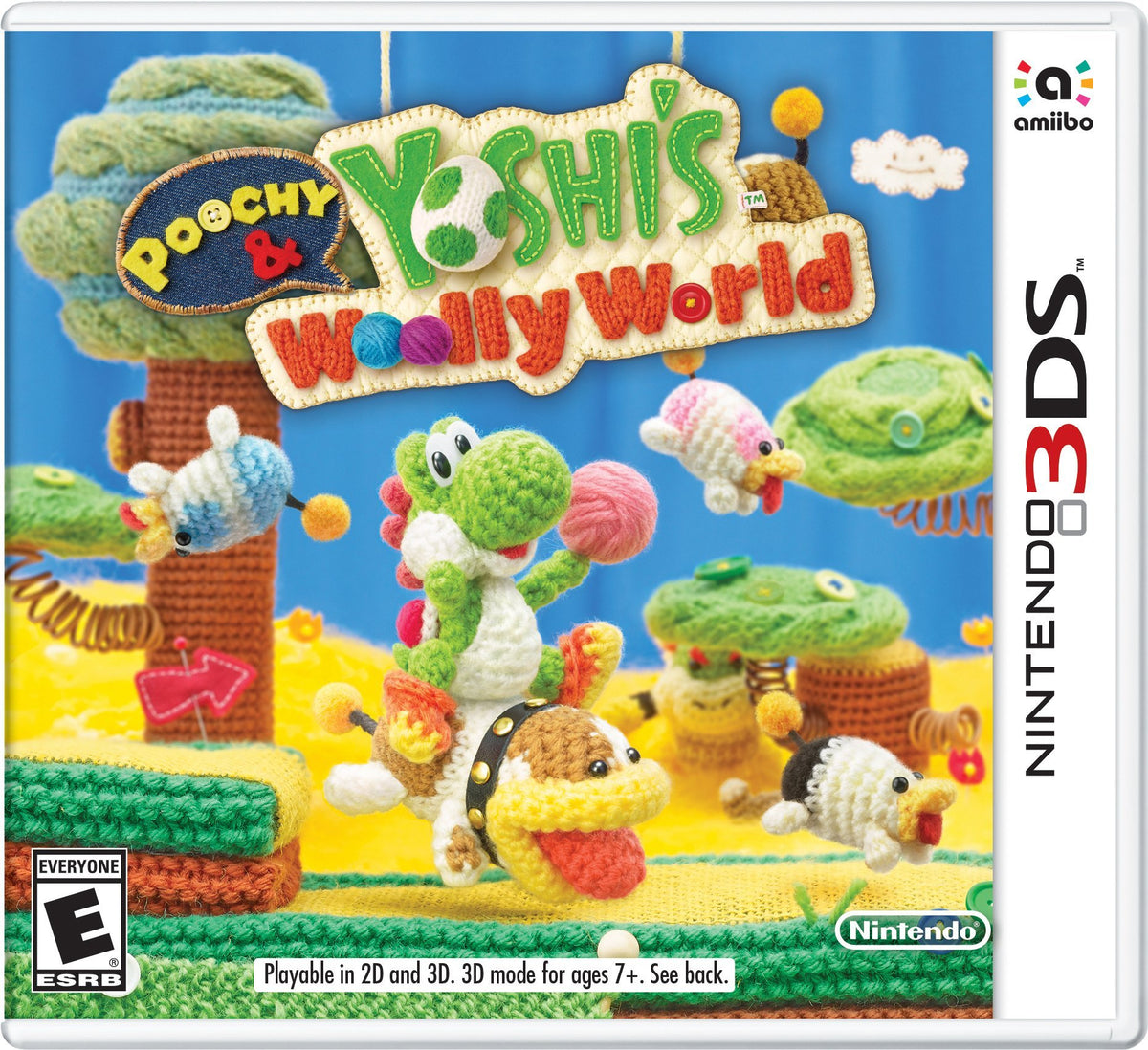 Poochy & Yoshis Woolly World - Nintendo 3DS Standard Edition (refurbished)