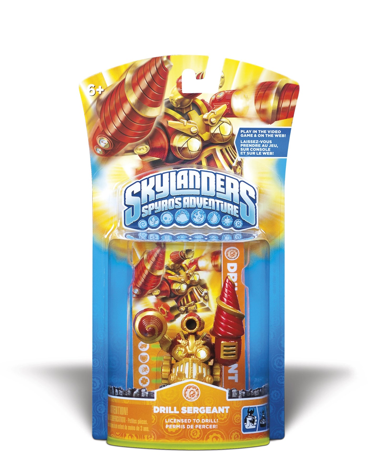 ACTIVISION Skylanders Spyros Adventure Drill Sergeant Figure Model 84288