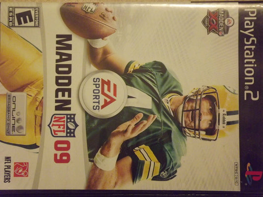 EA Sports Madden NFL 09 Video Game for PlayStation 2 - Model 15408