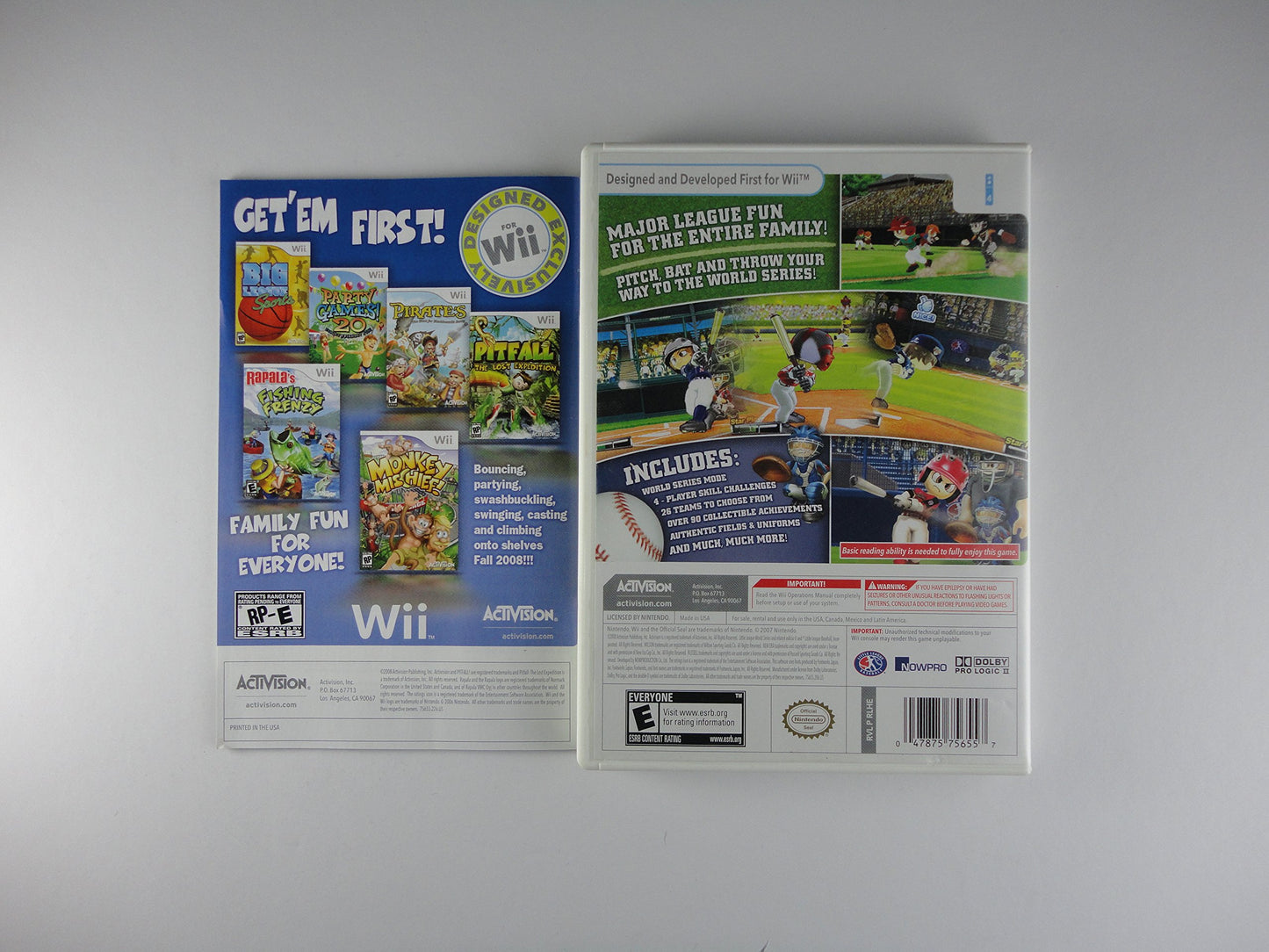 ACTIVISION Little League World Series Baseball '08 for Nintendo Wii - Model 047875756557