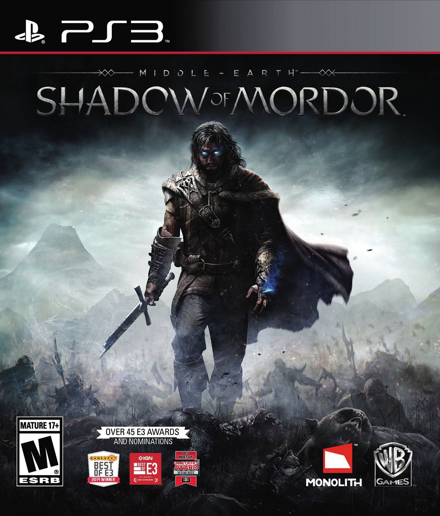 WARNER BROS Middle Earth: Shadow of Mordor - PlayStation 3 Game, Model 1000381346
