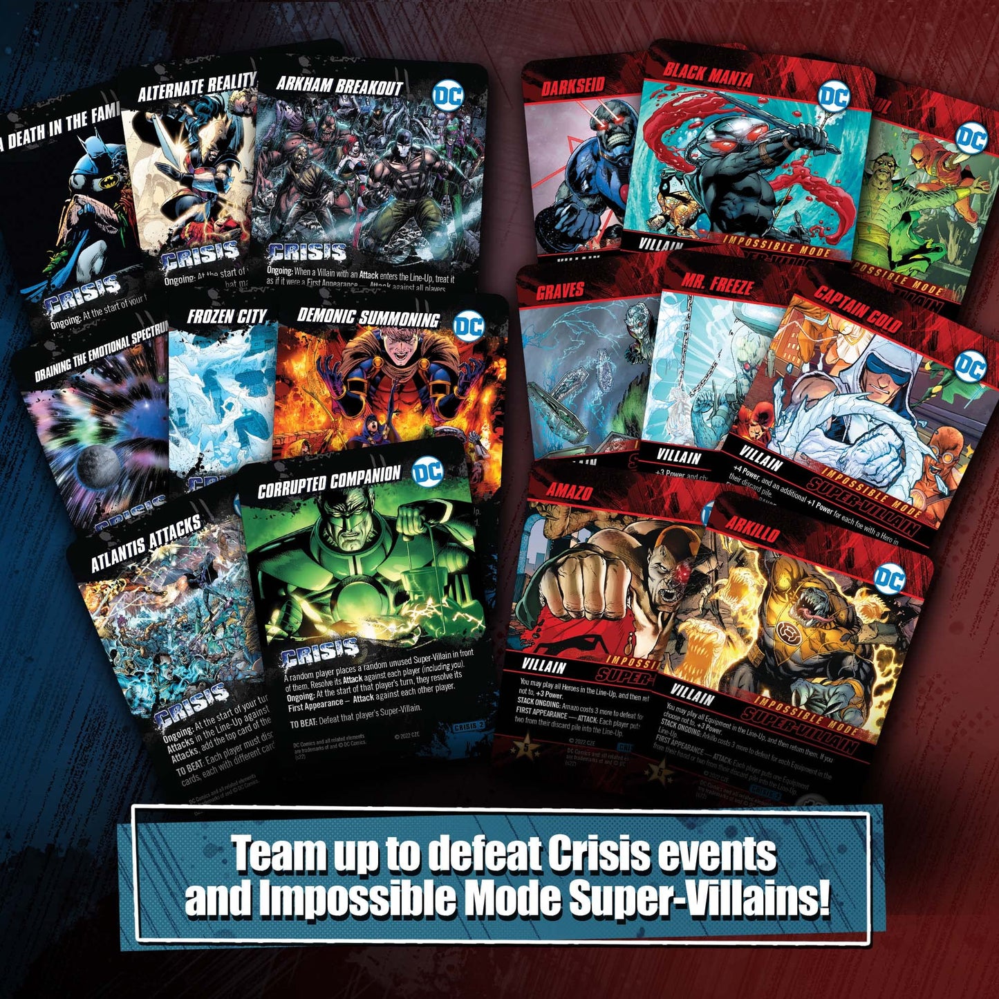 Cryptozoic Entertainment DC Deck-Building Game: Crisis Collection 1 - Multicolor Cardstock