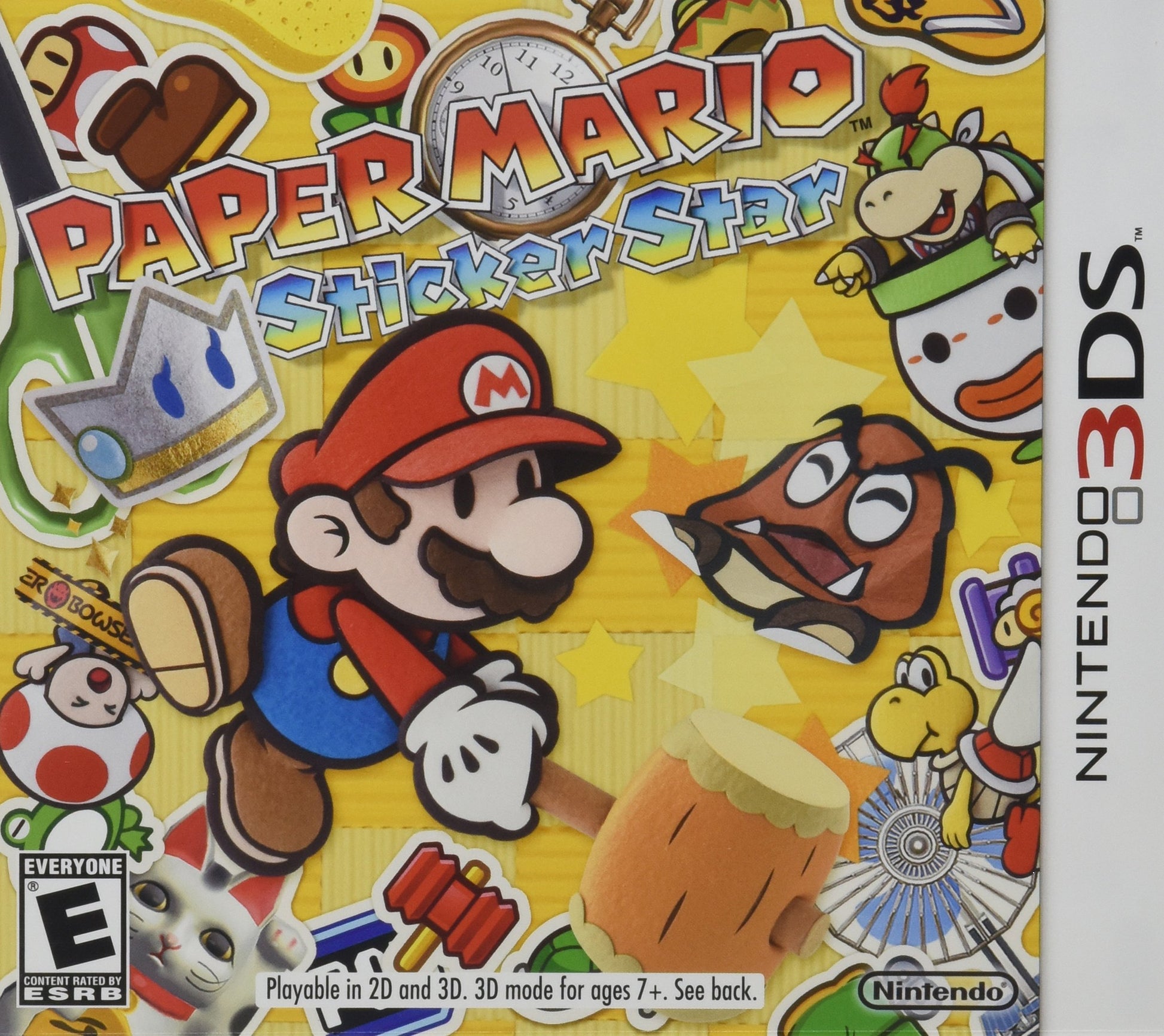 Nintendo Paper Mario: Sticker Star (Renewed) - Classic RPG Adventure Game