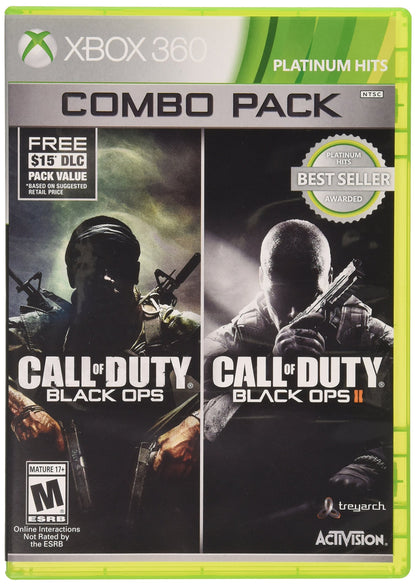 ACTIVISION Call of Duty: Black Ops Combo Pack - Xbox 360 - Black, Model 87437