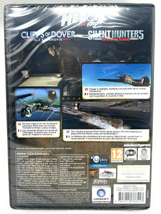 Ubisoft War Games Collection - PC DVD (UK IMPORT) - Includes Silent Hunter 5, Heroes Over Europe & IL-2 Sturmovik: Cliffs of Dover