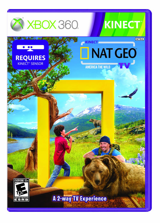 Microsoft Kinect Nat Geo TV for Xbox 360 - E3 2011 Model, Interactive Educational Gaming Experience