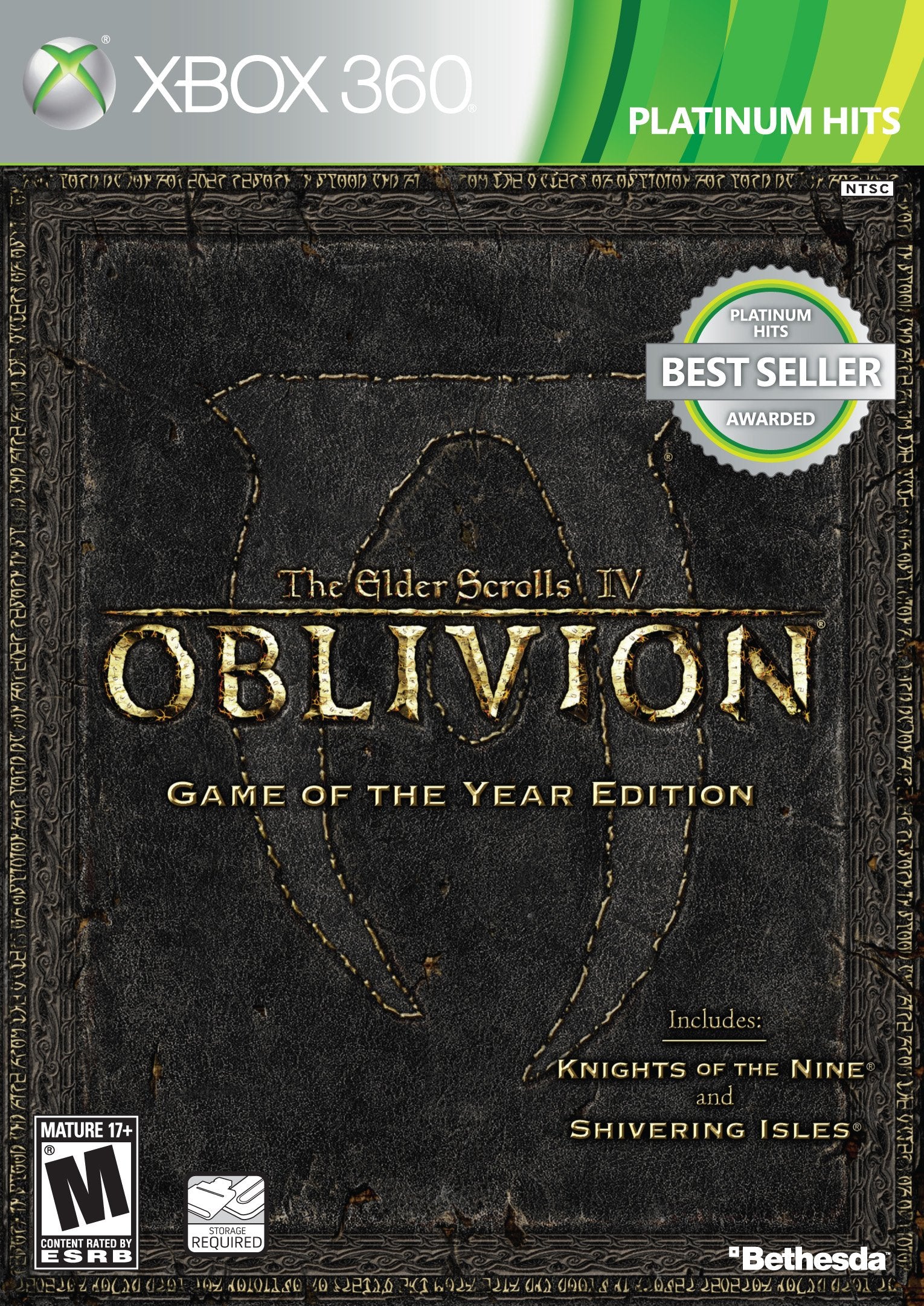 Bethesda The Elder Scrolls IV: Oblivion - Xbox 360 Game of the Year Edition, Model 39284