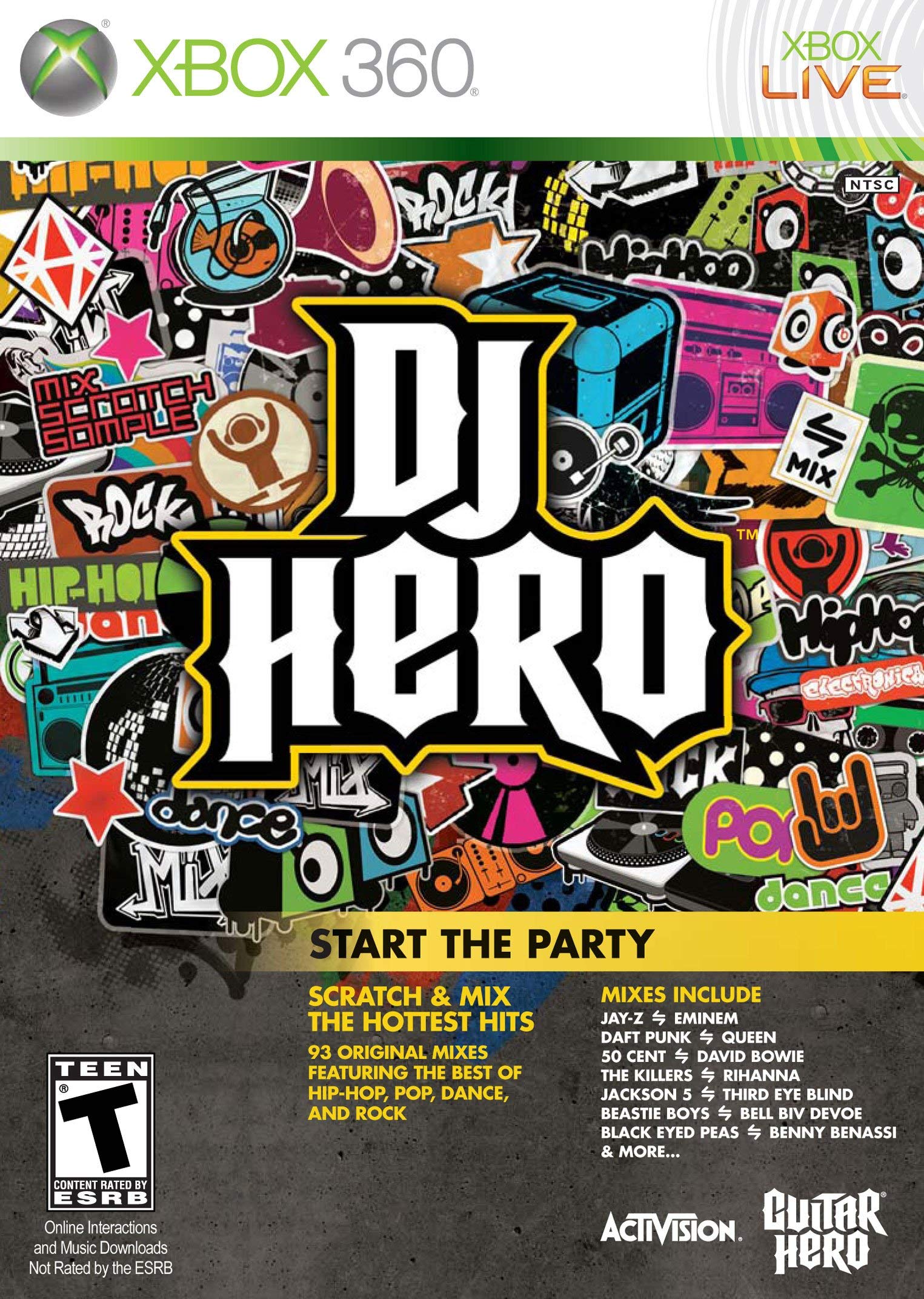 DJ Hero Stand Alone Software -Xbox 360 (Renewed)