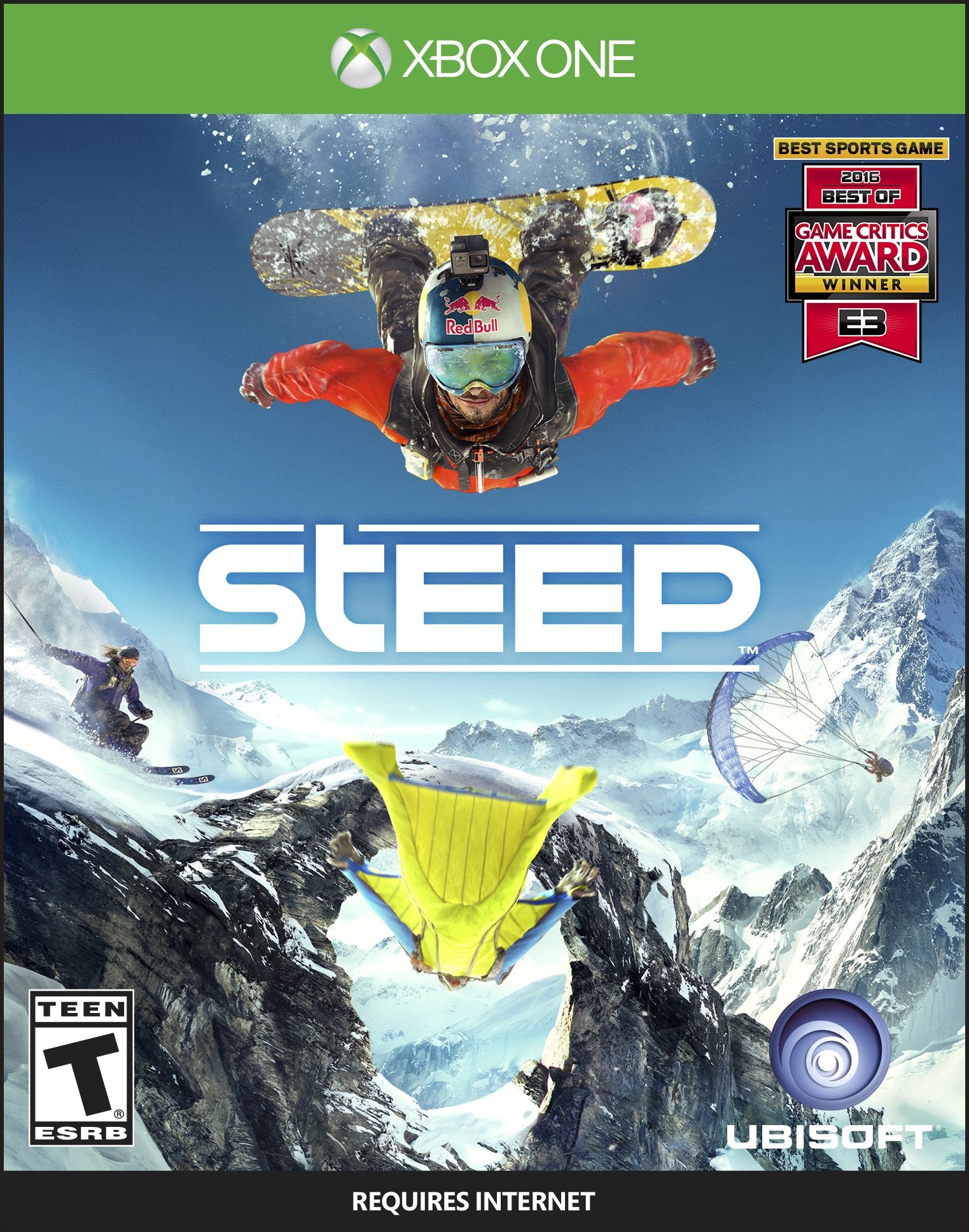 Ubisoft Steep - Xbox One Game, Model UBP50402040, Adventure Sports Experience
