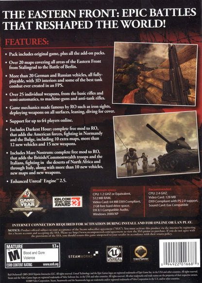 Capcom Red Orchestra OSTFRONT 41-45 Game Soundtrack - Model ICE00032