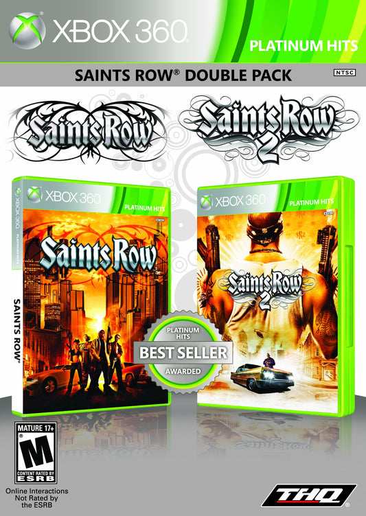 Saints Row Double Pack - Xbox 360 (Renewed)
