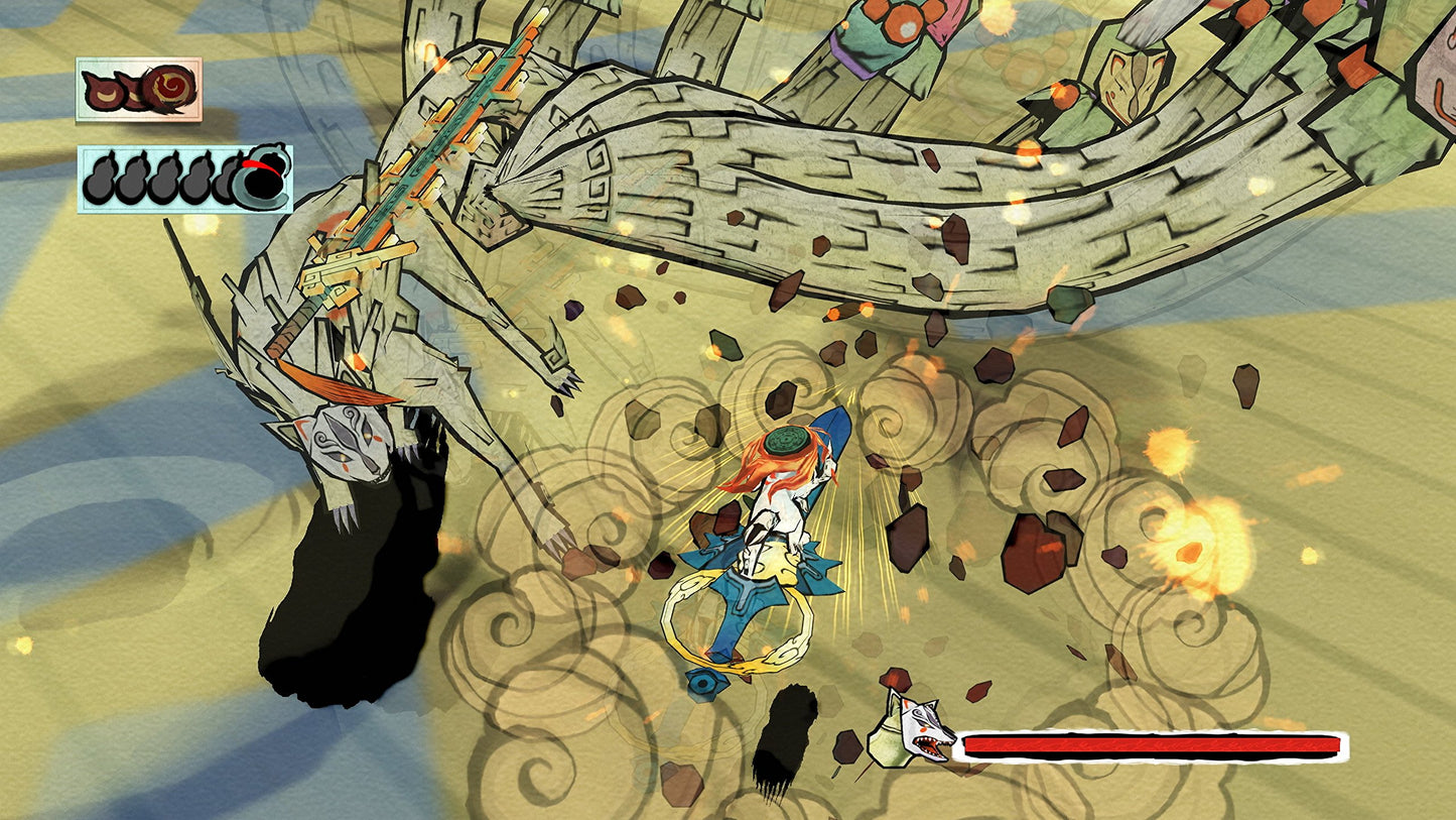 Capcom Okami Game for PS4 - Model 70027-01 - Action Adventure RPG
