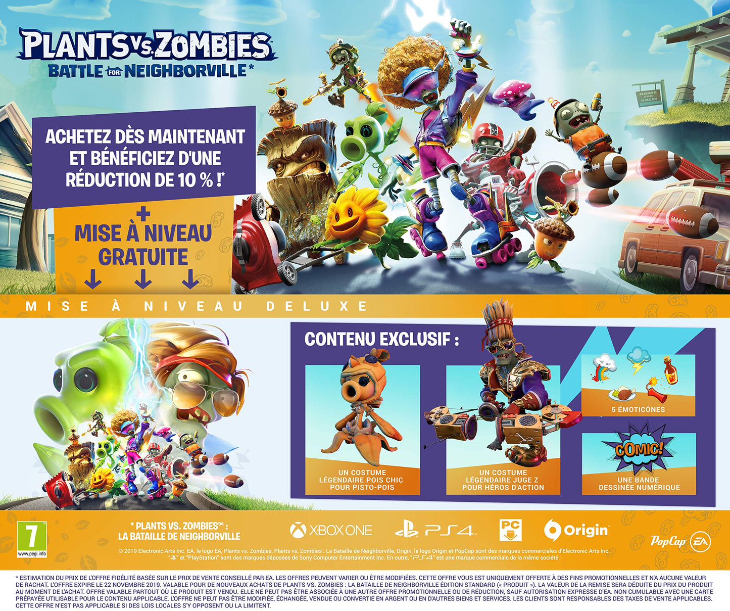 Electronic Arts Plants Vs Zombies Battle for Neighborville Game - Model E03851 - Black Color