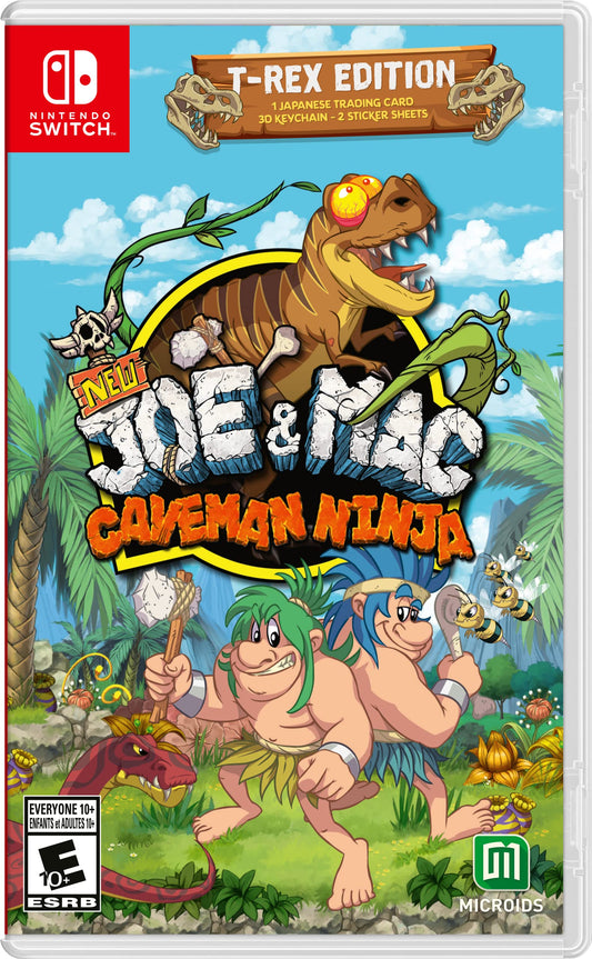 Maximum Games New Joe and Mac: Caveman Ninja T-Rex Edition for Nintendo Switch - Multi-Colored, Model 12435_US