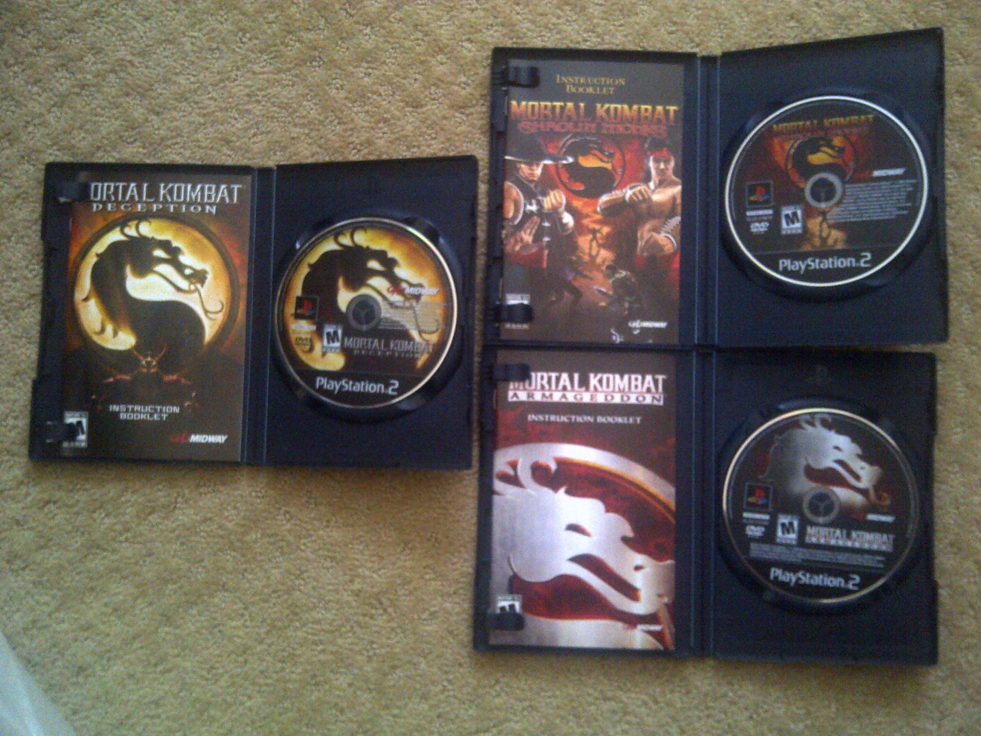Mortal Kombat Kollection (Deception  Armageddon  Shaolin Monks) - PlayStation 2
