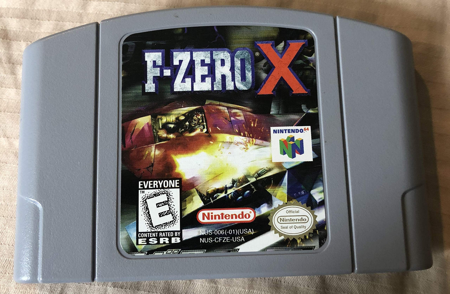 Nintendo F-Zero X (Renewed) - Gray Color, Classic Racing Game for Nintendo 64