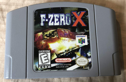 Nintendo F-Zero X (Renewed) - Gray Color, Classic Racing Game for Nintendo 64