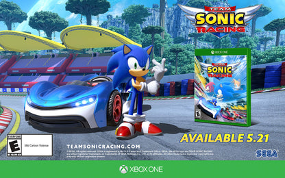SEGA Team Sonic Racing for Xbox One - Model SR-64089-2, High-Speed Racing Action