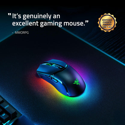 Razer Cobra Pro Wireless Gaming Mouse - 30K Optical Sensor, Chroma RGB, 10 Controls, Black, Model RZ01-04660100-R3U1