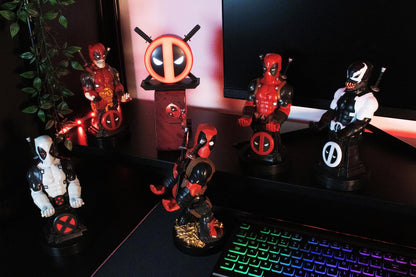 Cable Guys Deadpool "Back In Black" Controller & Smartphone Holder - Black, Model CGCAMR300230