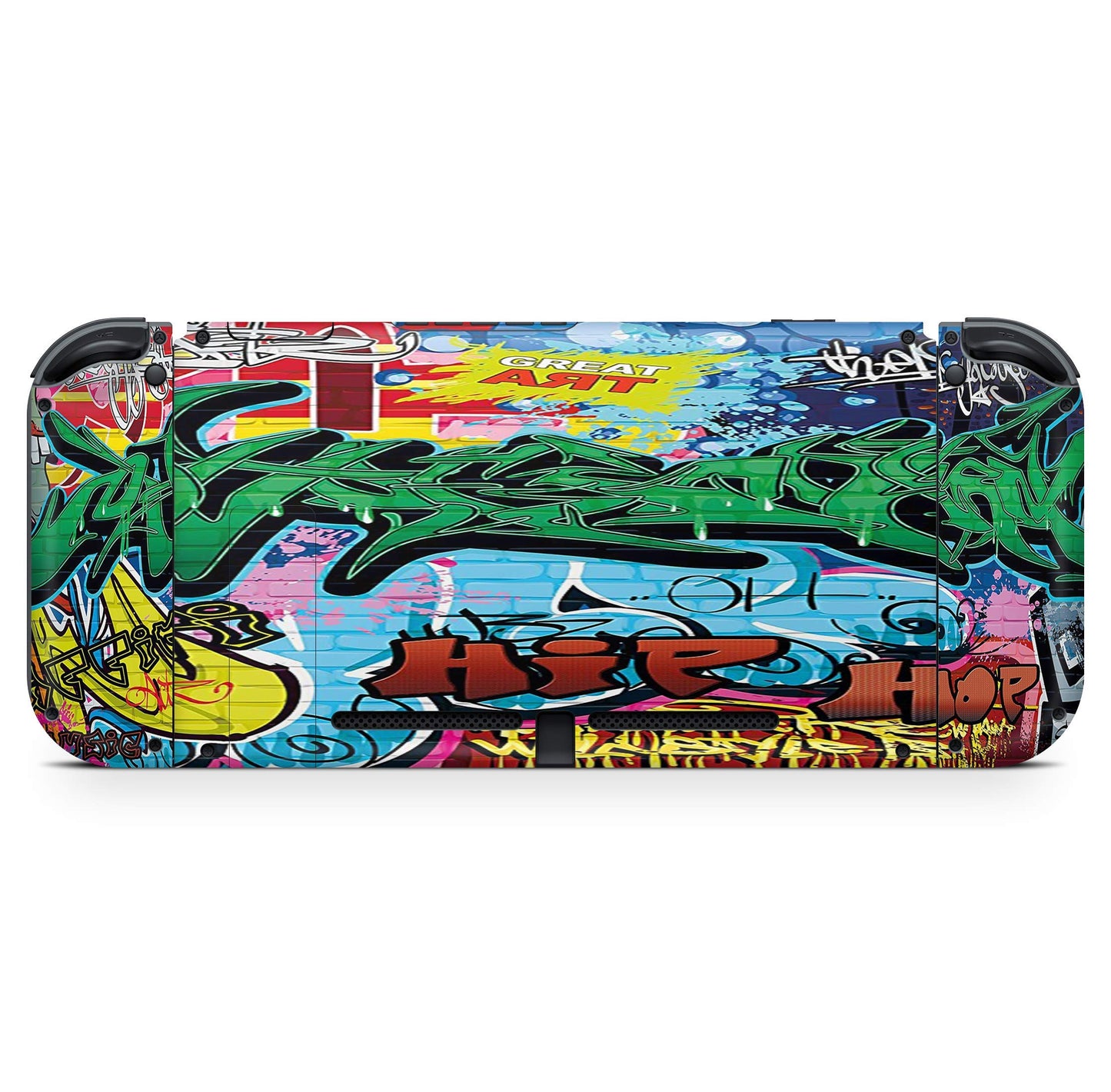 giZmoZ n gadgetZ Graffiti Skin Decal for Nintendo Switch Console + Controller, GRAFFITI, Model GNG-Switch-GRAFFITI-SKINS