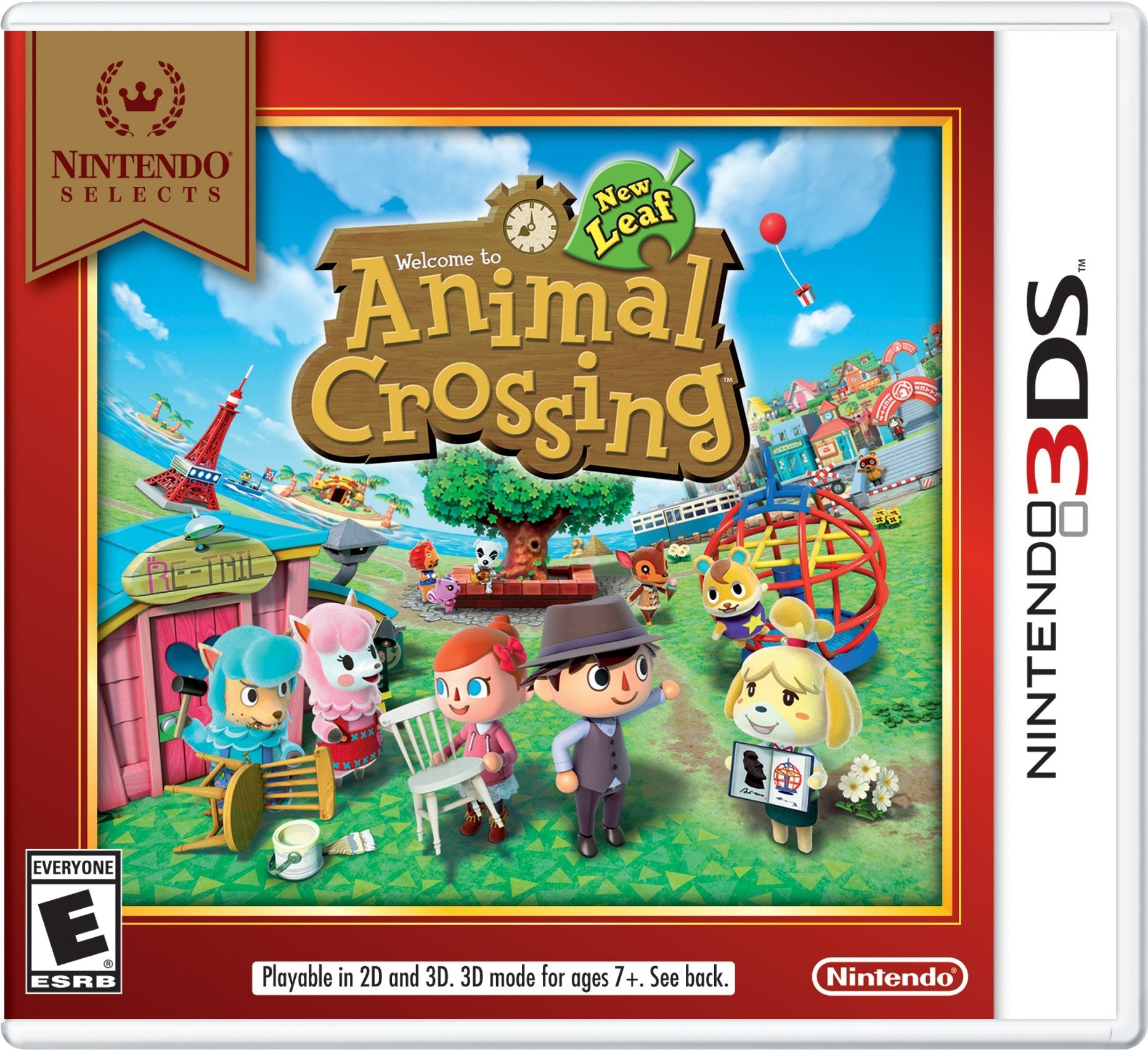 Nintendo 3DS Animal Crossing: New Leaf - Selects Edition, Model CTRPEGD3