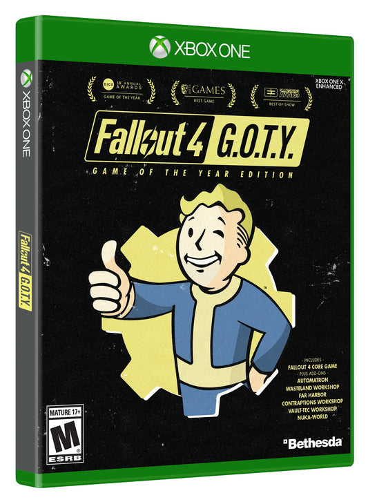 Bethesda Fallout 4 Game of The Year Edition - Xbox One, Model 17251, Ultimate RPG Experience