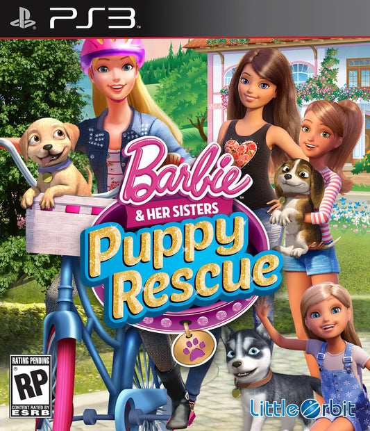 Little Orbit Barbie and Her Sisters: Puppy Rescue PS3 Game - PlayStation 3, Model 815403010859