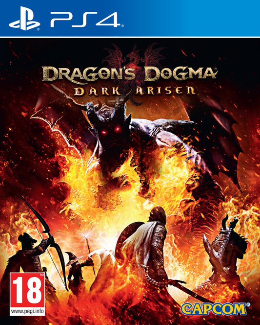 Capcom Dragons Dogma Dark Arisen HD - PS4 Game, Model 70024-01, Action RPG Adventure