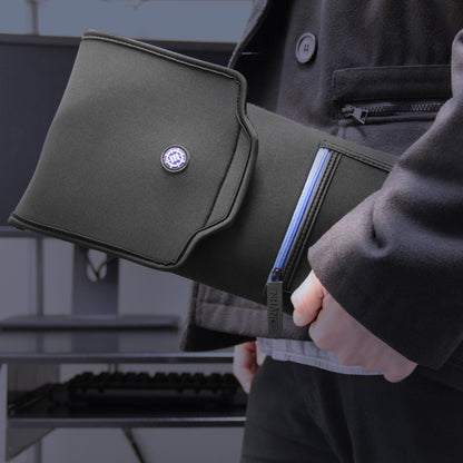 ENHANCE Keyboard Sleeve Case for Full-Size Mechanical Keyboards up to 18" - Rugged Neoprene, Zipper Storage Pouch, Standard Size