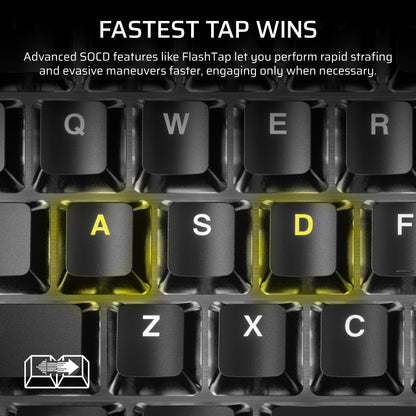 Corsair K70 CORE RGB Mechanical Gaming Keyboard - Pre-Lubed MLX Red Switches, Media Control Dial, Black, Without Palmrest, Model CH-910971E-NA