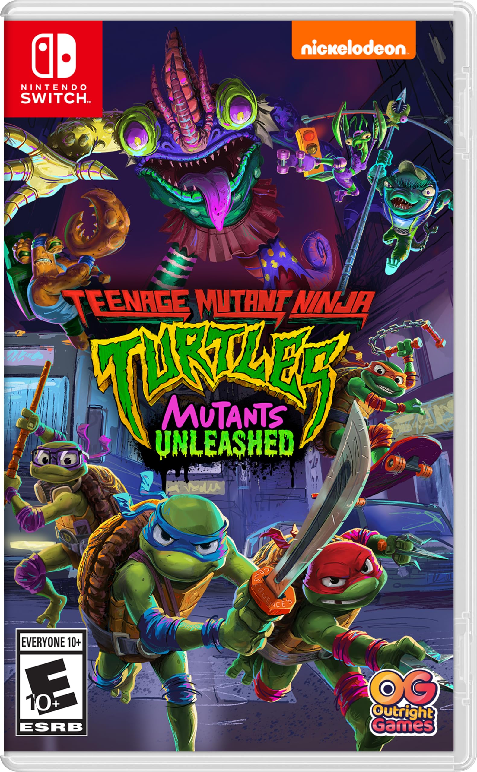 TMNT Mutants Unleashed - Standard Edition for Nintendo Switch (Renewed)