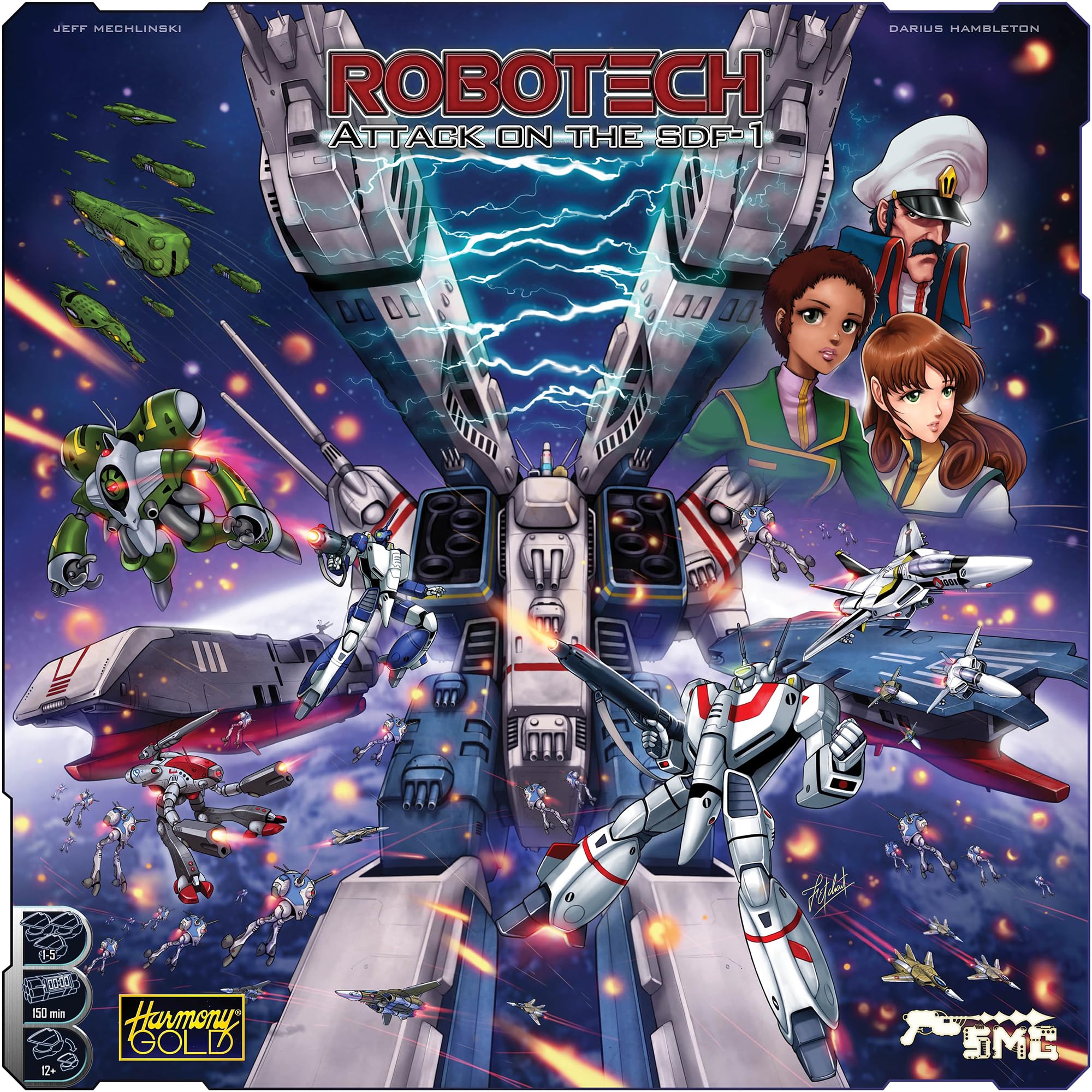 Japanime Games Robotech: Attack On The SDF-1 Game - Model JPG562 - Blu ...