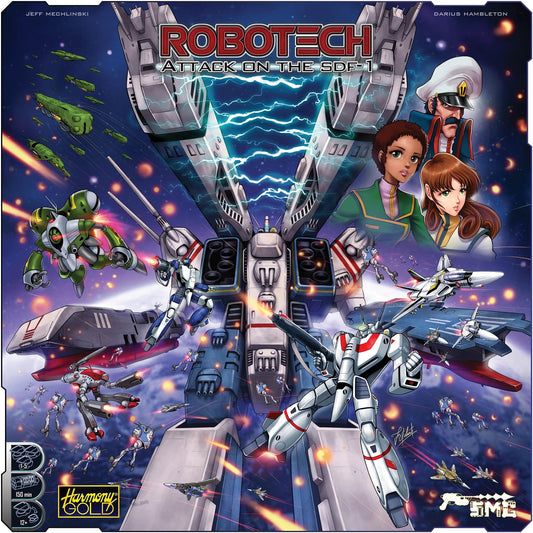 Japanime Games Robotech: Attack On The SDF-1 Game - Model JPG562 - Blue Edition