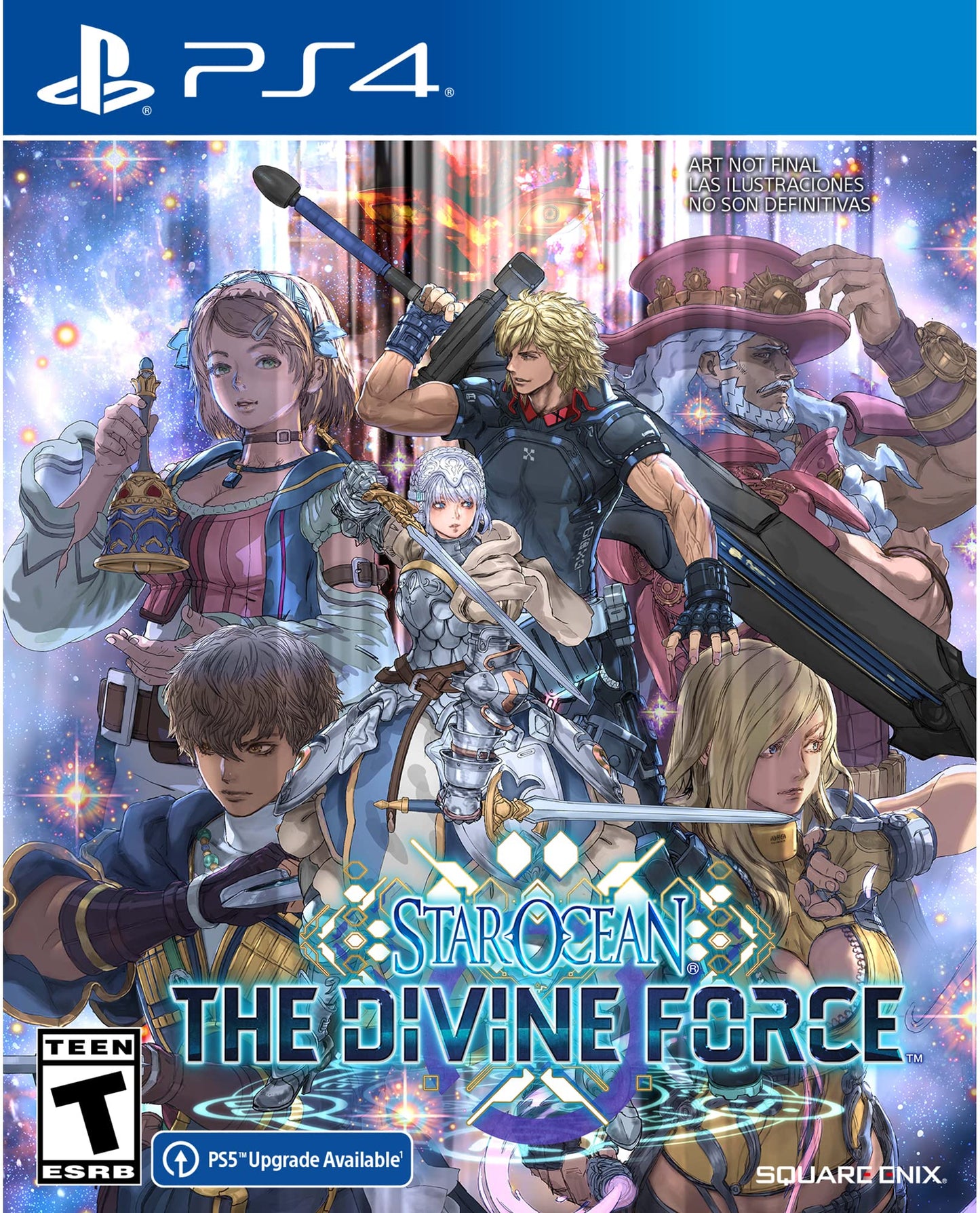 Square Enix Star Ocean The Divine Force PS4 with Free PS5 Upgrade - Multi-Colored, Model 92662