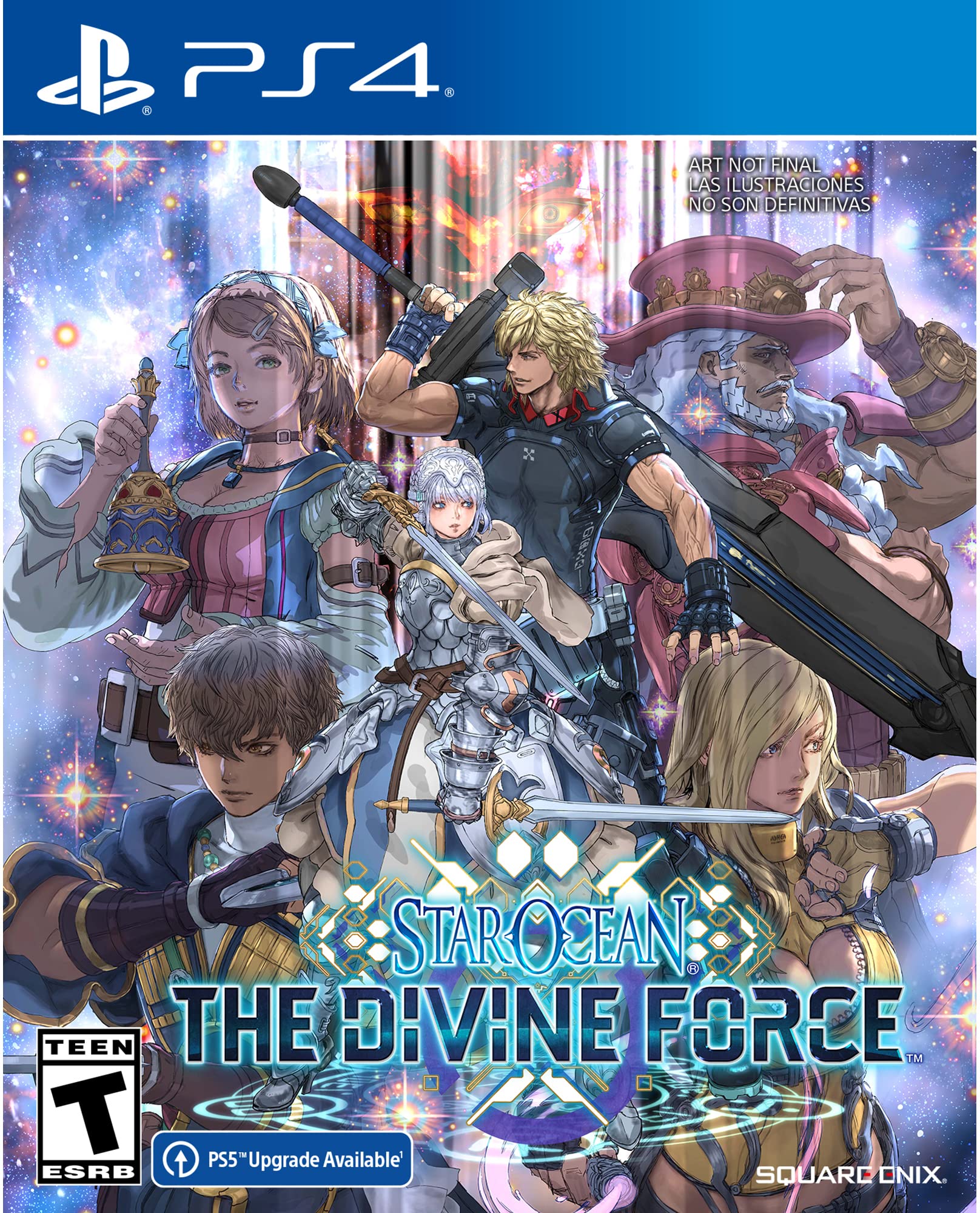 Square Enix Star Ocean The Divine Force PS4 with Free PS5 Upgrade - Multi-Colored, Model 92662