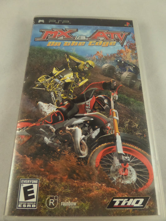 THQ MX vs. ATV: On The Edge - Sony PSP Game, Model 752919480205, Racing Adventure