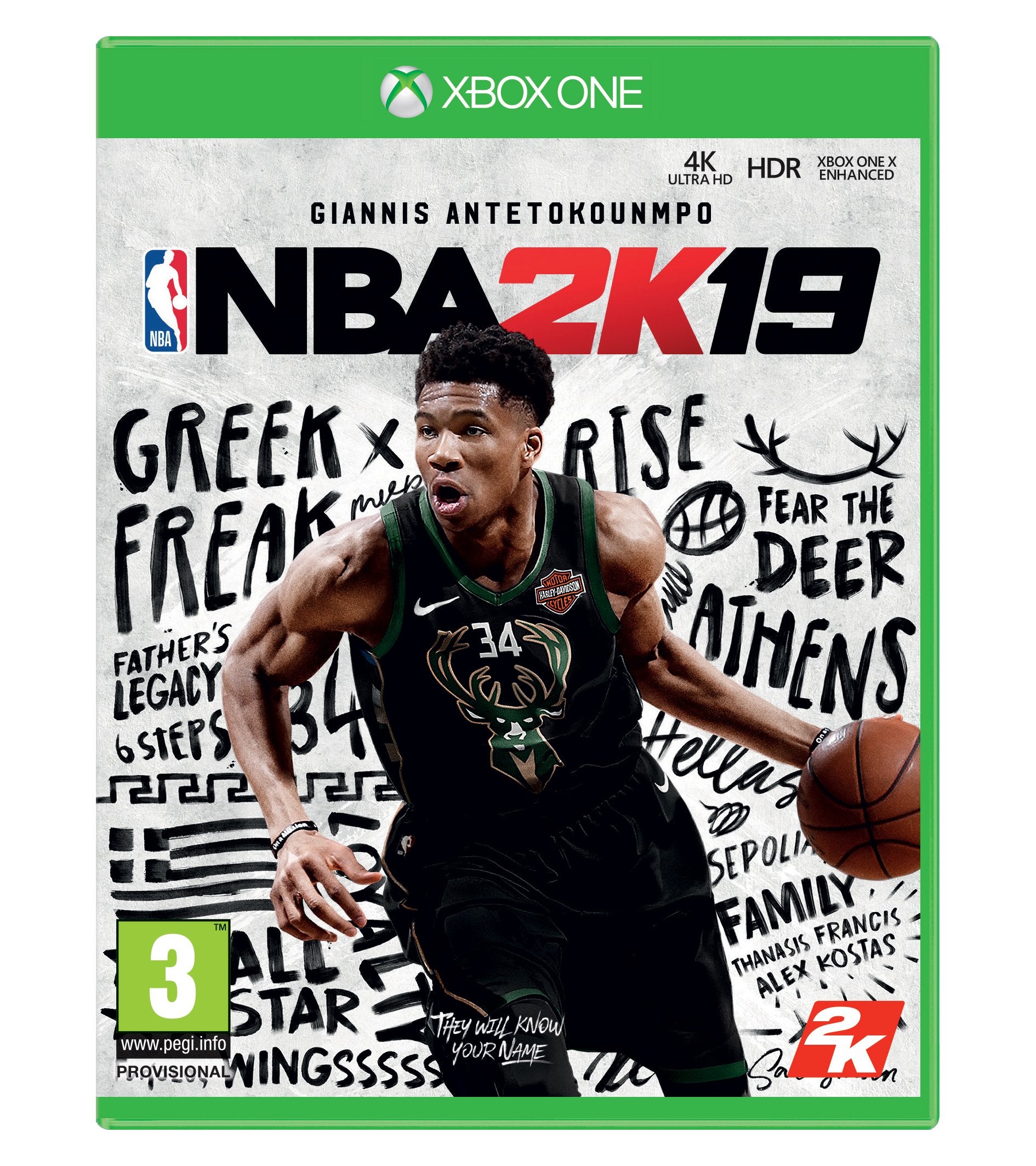 2K NBA 2K19 Video Game for Xbox One - Model XB160517